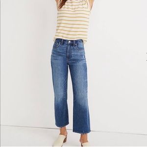 Madewell Slim Wide-Leg Crop Jeans